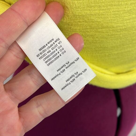 Wilfred Free Yellow Summer Top Front Tie - Picture 7 of 9